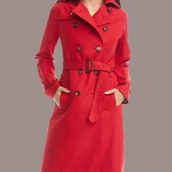 Alice Braga Dark Matter (Amanda Lucas) Red Coat-4