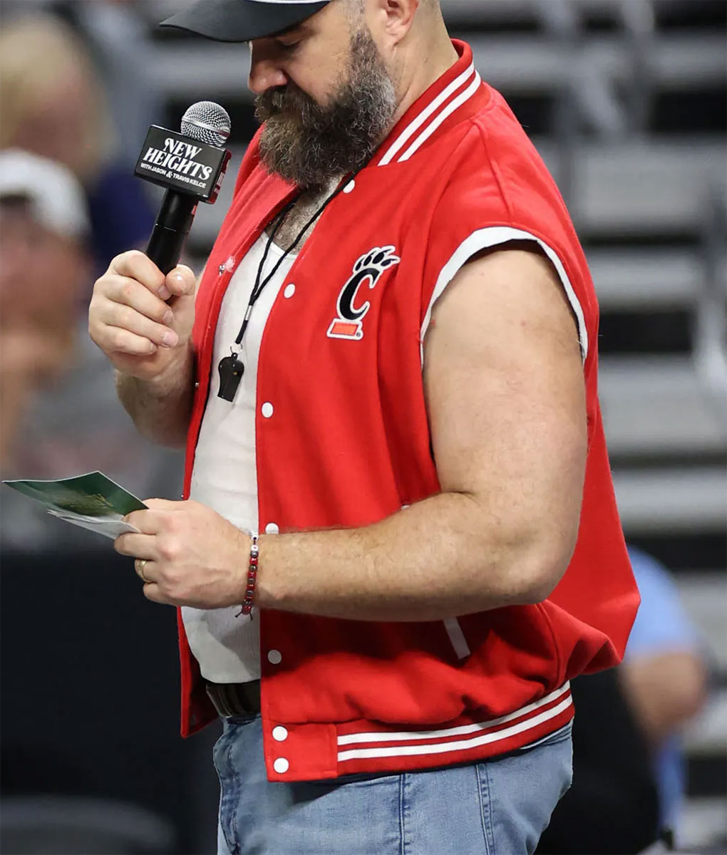 Jason Kelce Super Bowl Red Vest (2)