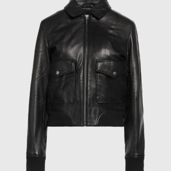 Jennifer Connelly Dark Matter (Daniela Vargas Dessen) Black Leather Bomber Jacket