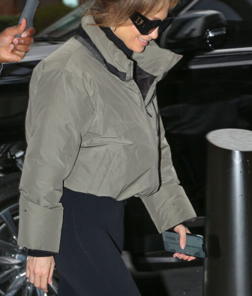 Jennifer Lopez Cropped Puffer Jacket-6