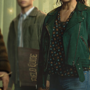 Joy Bryant The Spiderwick Chronicles (Helen Grace) Green Suede Jacket