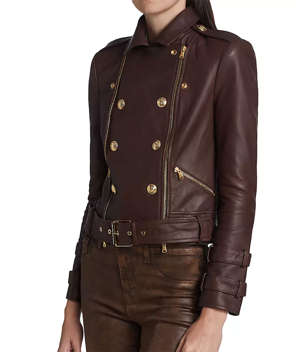 Kaitlin Olson Hacks Leather Jacket (2)