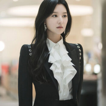 Kim Ji-won Queen of Tears (Hong Hae-in) Black Blazer-3