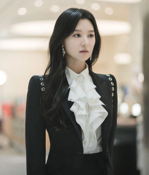 Kim Ji-won Queen of Tears (Hong Hae-in) Black Blazer-3