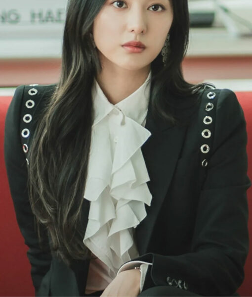 Kim Ji-won Queen of Tears (Hong Hae-in) Black Blazer-4