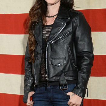 Lana Del Rey Nylon Magazine Party Leather Jacket