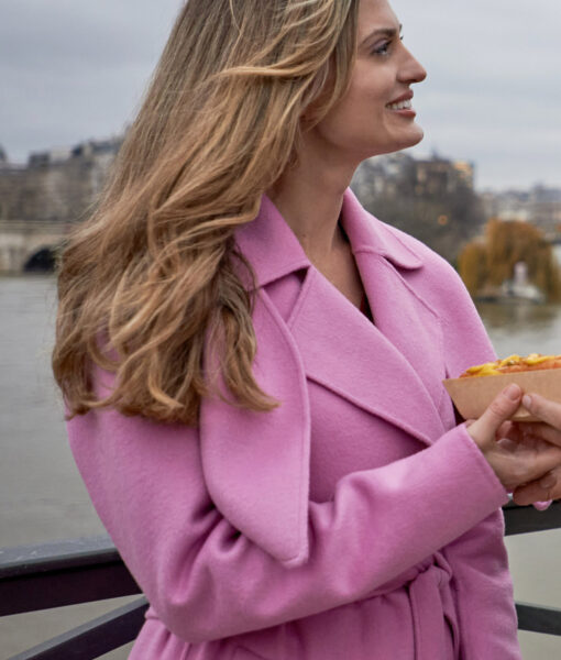 Lauren Elliott Crimes of Fashion: Killer Clutch Pink Coat