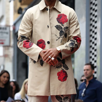 Walk of Fame Ludacris Flower Short Coat-1