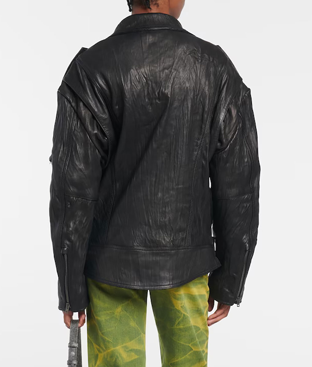 Megan Fox Coachella Black Leather Jacket (1)