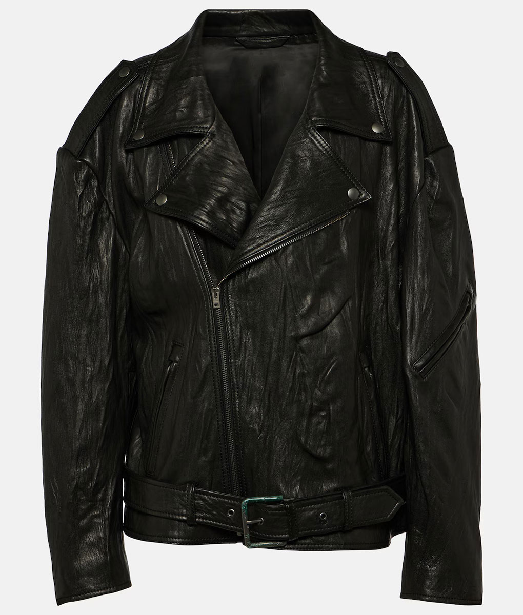 Megan Fox Coachella Black Leather Jacket (4)