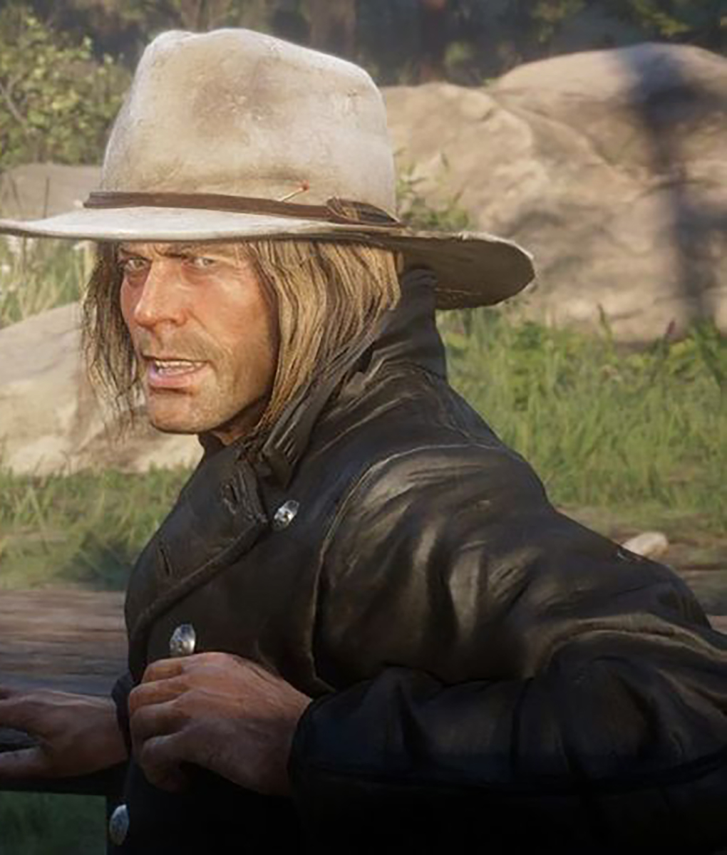 Micah Bell Red Dead Redemption 2 Black Leather Tail Coat