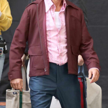 Robert Downey Jr. The Sympathizer Maroon Jacket-2