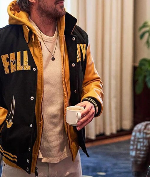 Ryan Gosling The Fall Guy (Colt Seavers) Hooded Varsity Jacket-1