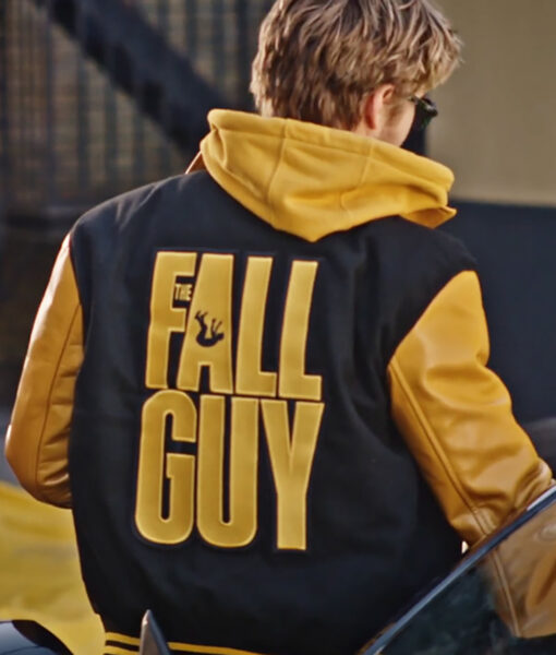 Ryan Gosling The Fall Guy (Colt Seavers) Hooded Varsity Jacket-6