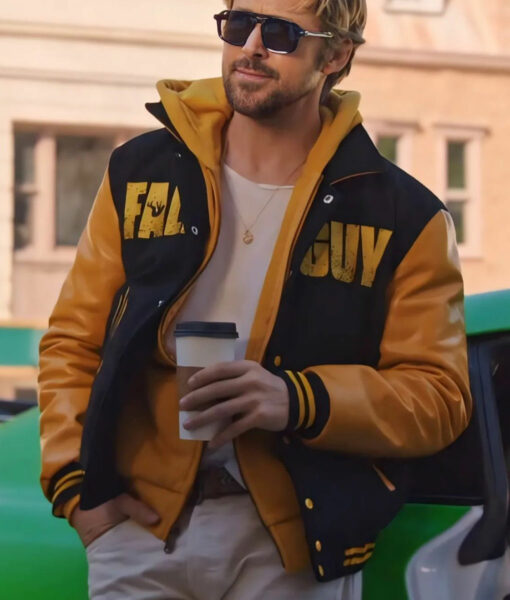 Ryan Gosling The Fall Guy (Colt Seavers) Hooded Varsity Jacket-3