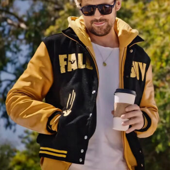 Ryan Gosling The Fall Guy (Colt Seavers) Hooded Varsity Jacket-4