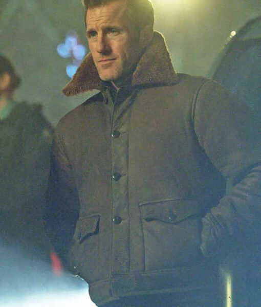 Scott Caan Alert: Missing Persons Unit S2 (Jason Grant) Shearling Leather Jacket