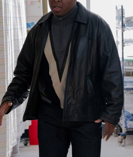 Steve Harris Black Mafia Family (Detective Bryant) Leather Jacket