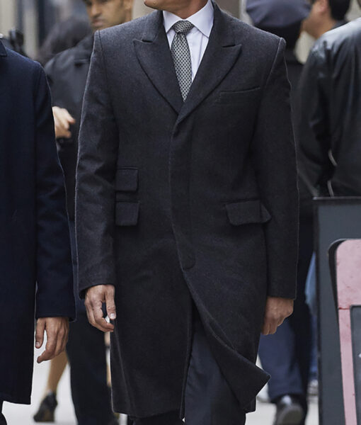 Suits Gabriel Macht (Harvey Specter) Black Coat-1