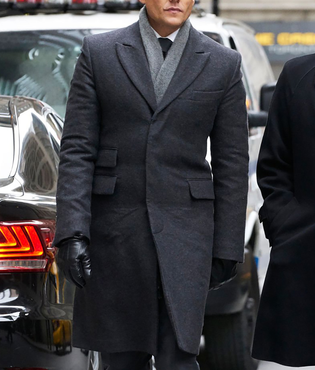 Suits Gabriel Macht (Harvey Specter) Black Coat-2