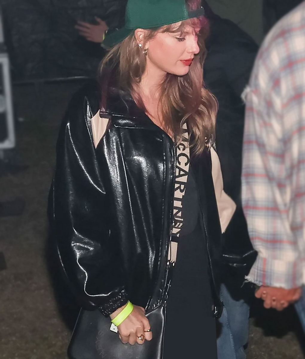 Taylor Swift Coachella Black Leather Jacket (3)