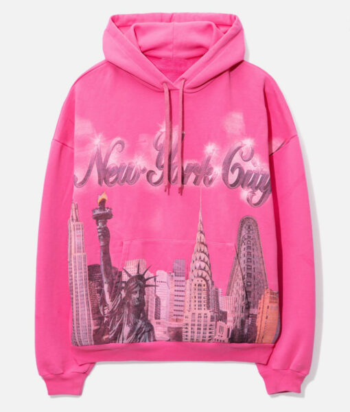 Taylor Swift New York City Pink Hoodie-1