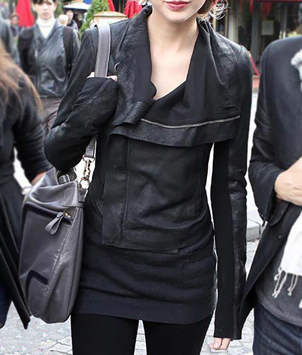 Taylor Swift Owens Black Leather Jacket (1)