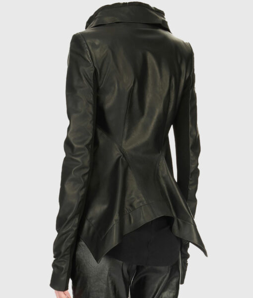 Taylor Swift Rick Owens Black Leather Jacket-2