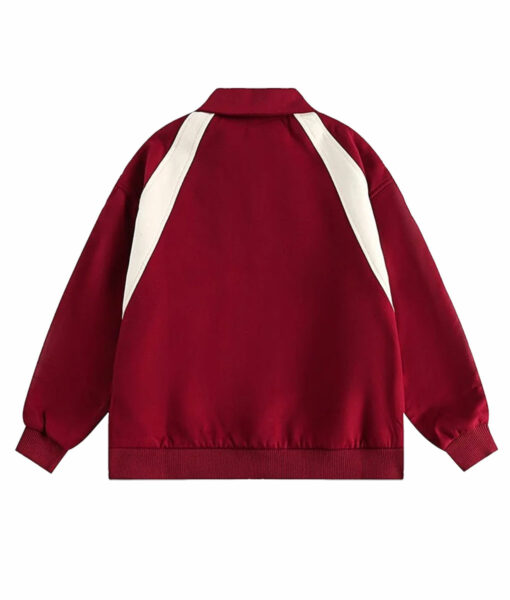 Taylor Swift Shirt Style Red Bomber Jacket-2