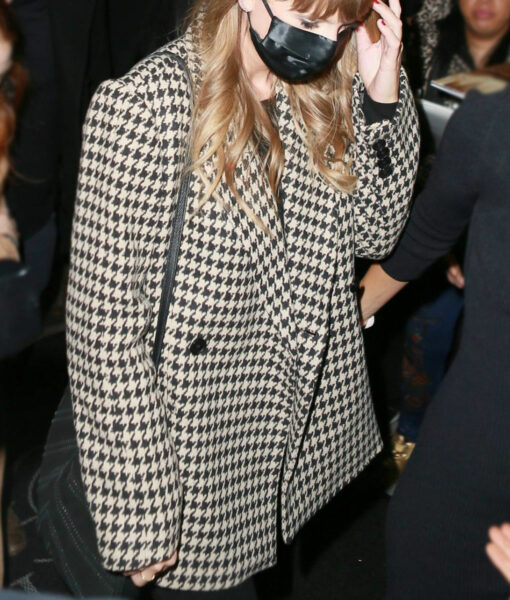 Taylor Swift SNL Afterparty Houndstooth Blazer-3