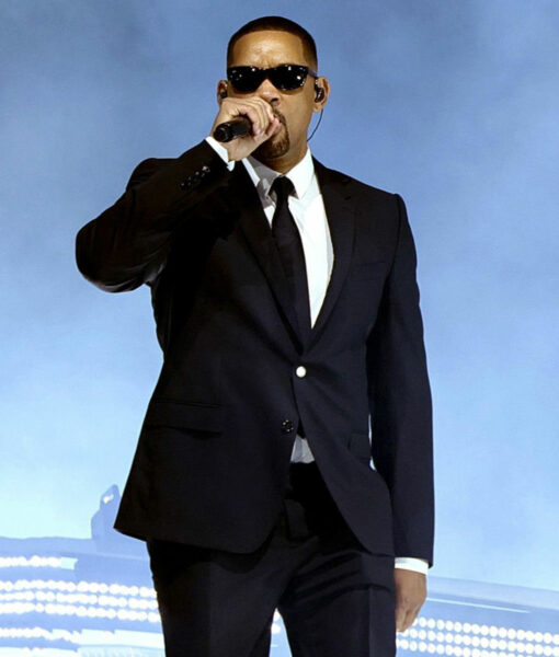 Will Smith Coachella Music Festival 2024 Black Suit-4
