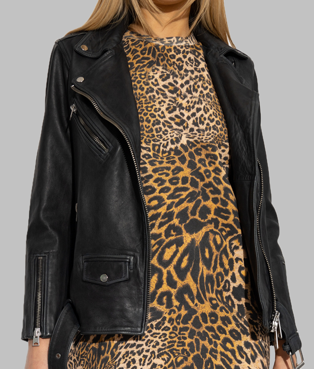 Lydia West Big Mood Black Leather Jacket (4)