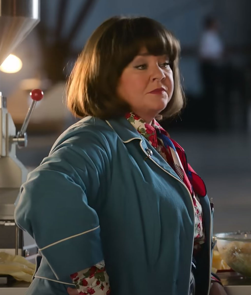 Melissa McCarthy Unfrosted Trench Coat (1)