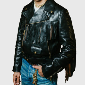 Collection Launch Pharrell Williams Leather Jacket