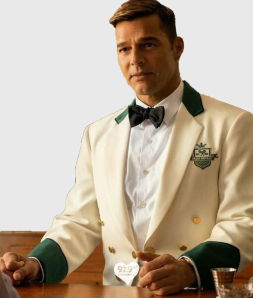 Ricky Martin Palm Royale (Robert) Off-White Suit-2