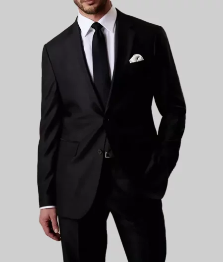 No Time To Die Tristan Tate Black Blazer-1